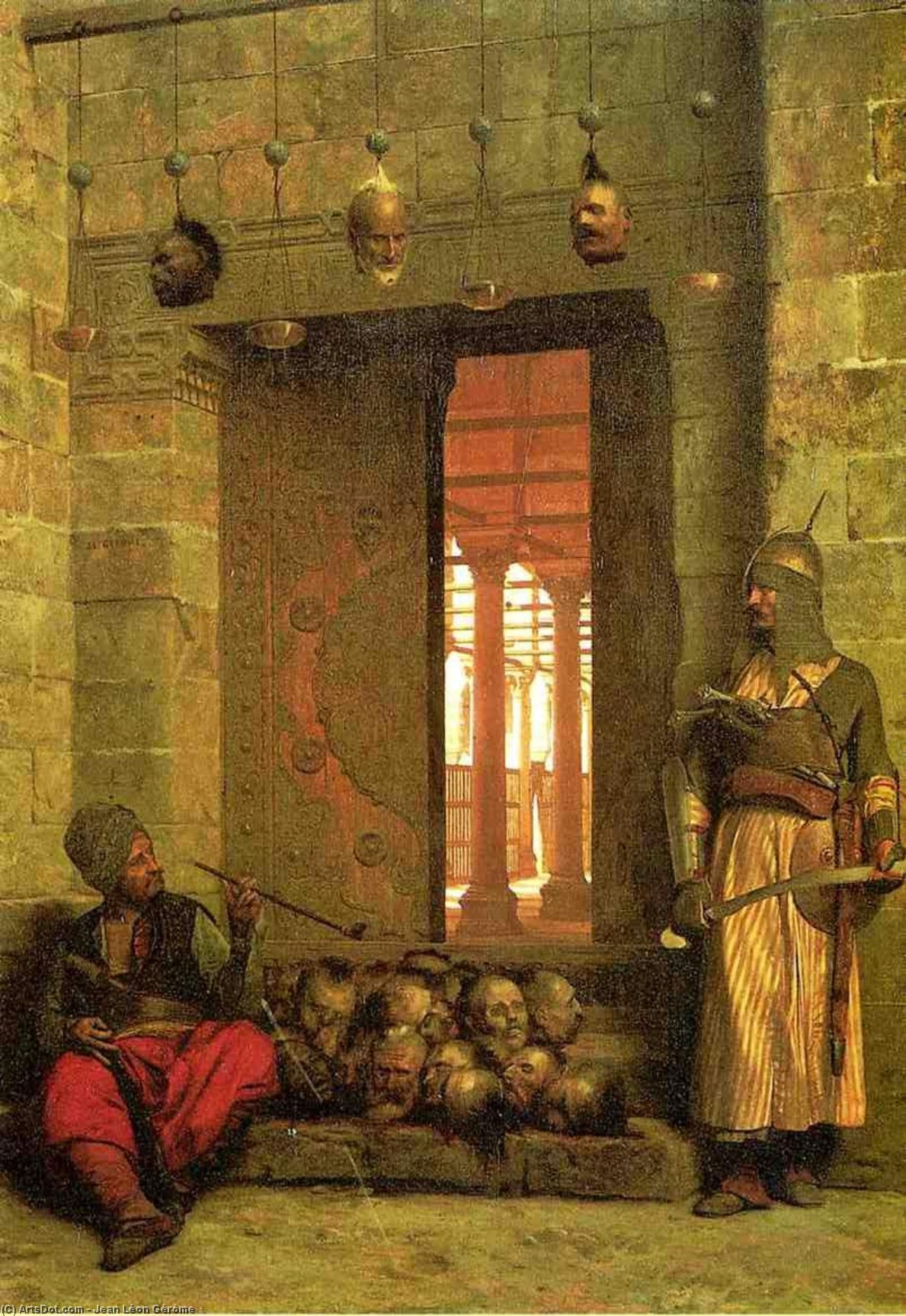 The Door Of The El-hassanein Mosque In Cairo — Jean-léon Gérôme