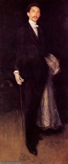 Arrangement In Black And Gold — James Abbott Mcneill Whistler