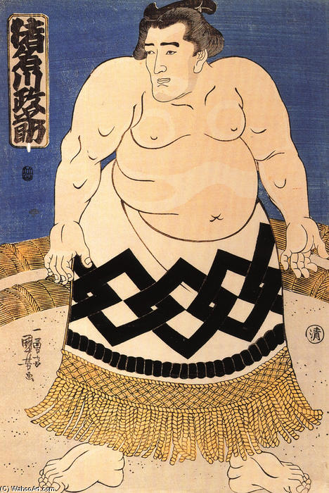 The Sumo Wrestler — Utagawa Kuniyoshi