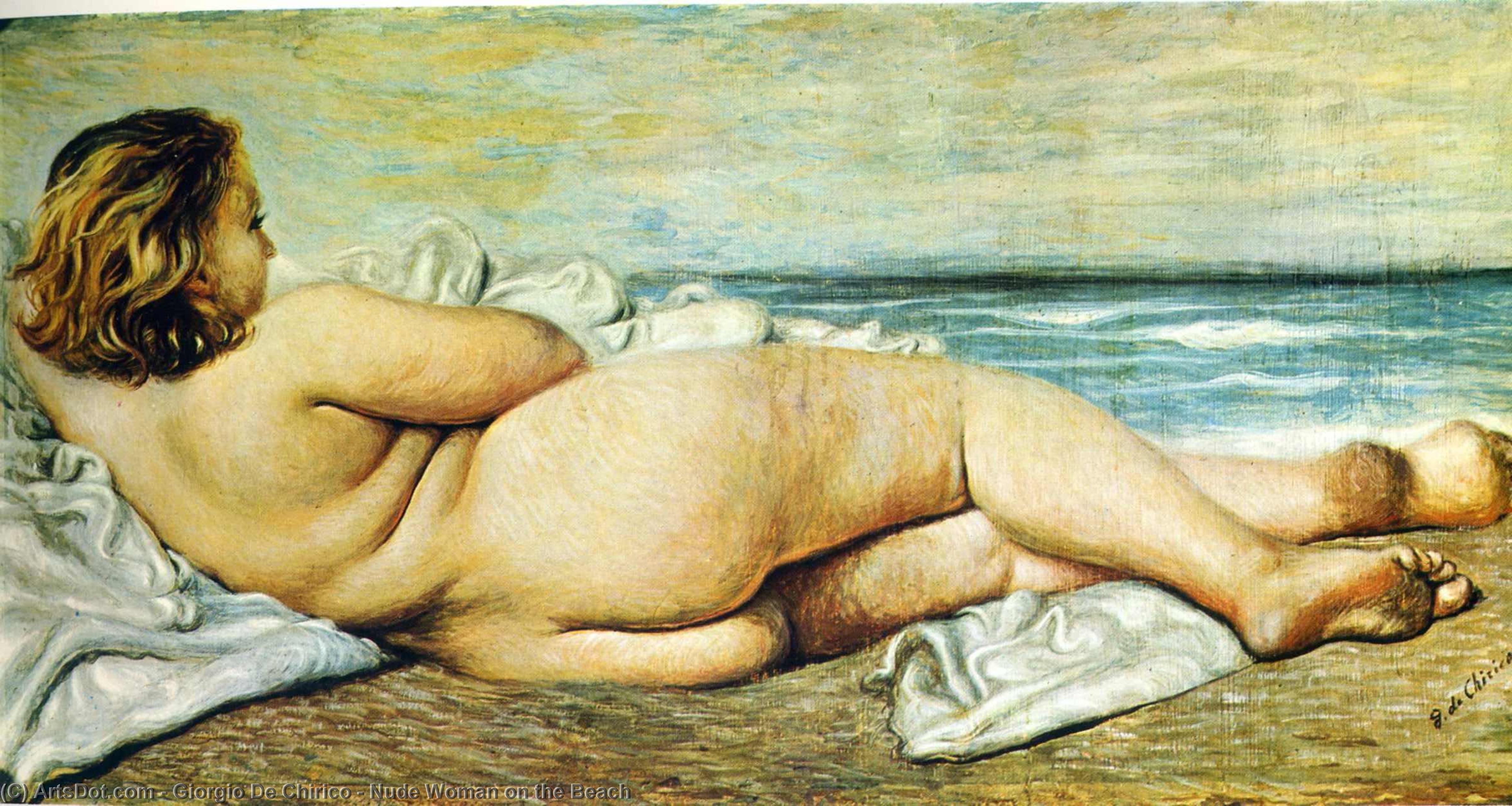 Nude Woman On The Beach — Ђорђе Де Кирико