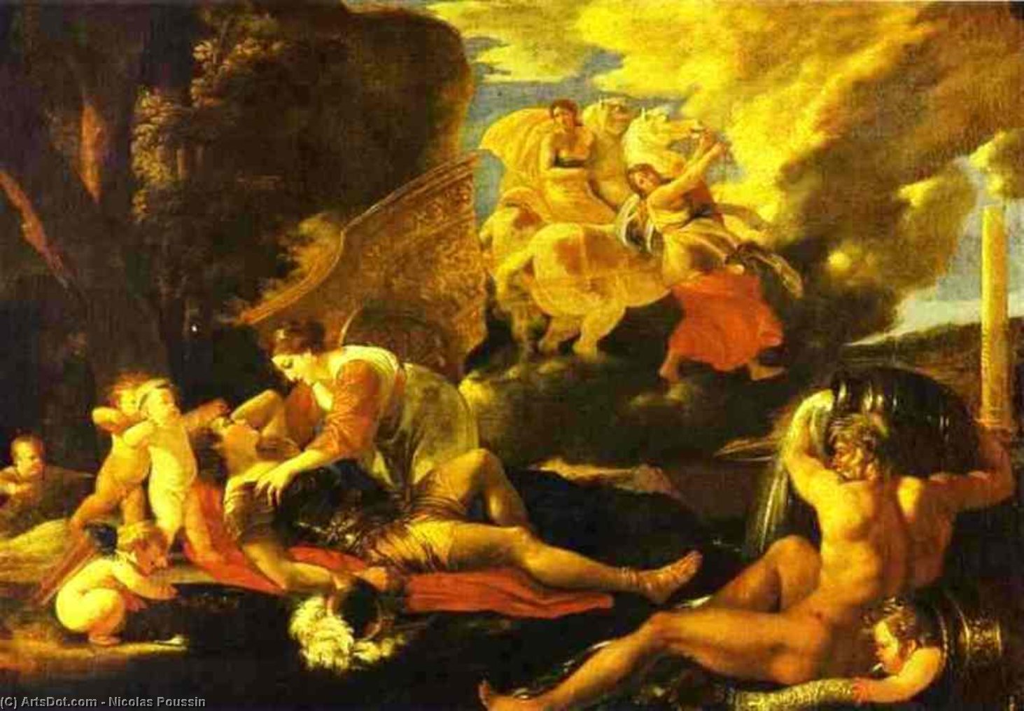 Renaud And Armide — Никола Пусен