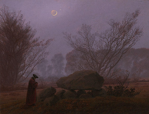 Walk At Dusk — Caspar David Friedrich