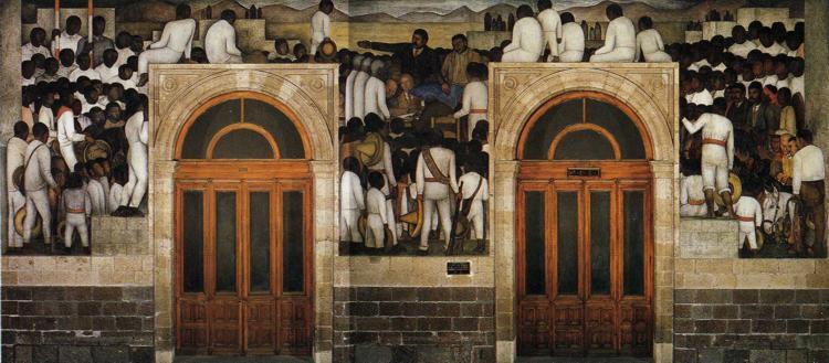 The Festival Of The Distribution Of The Land — Diego Rivera