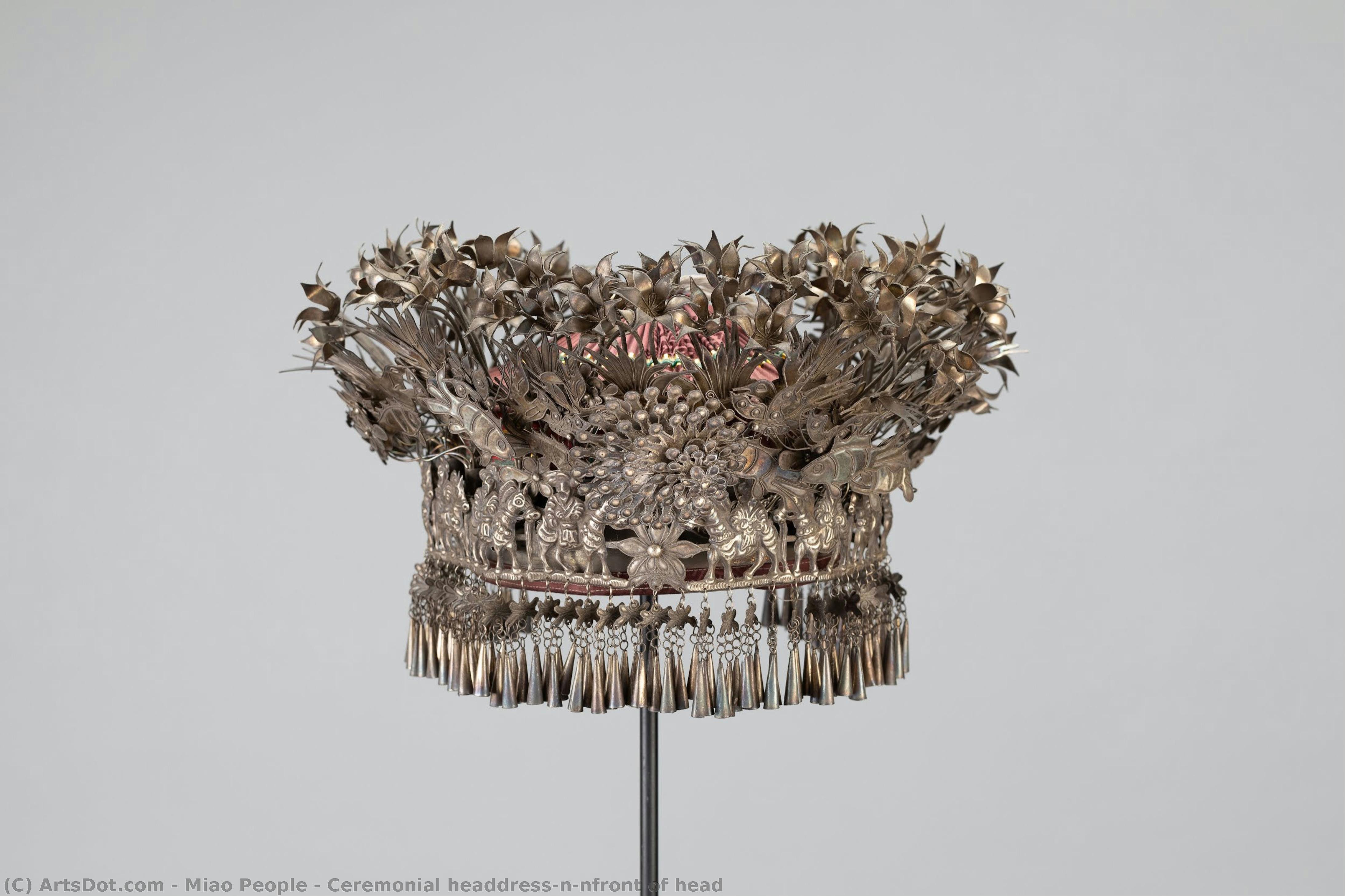 Ceremonial Headdress\n\nfront Of Head — Miao People