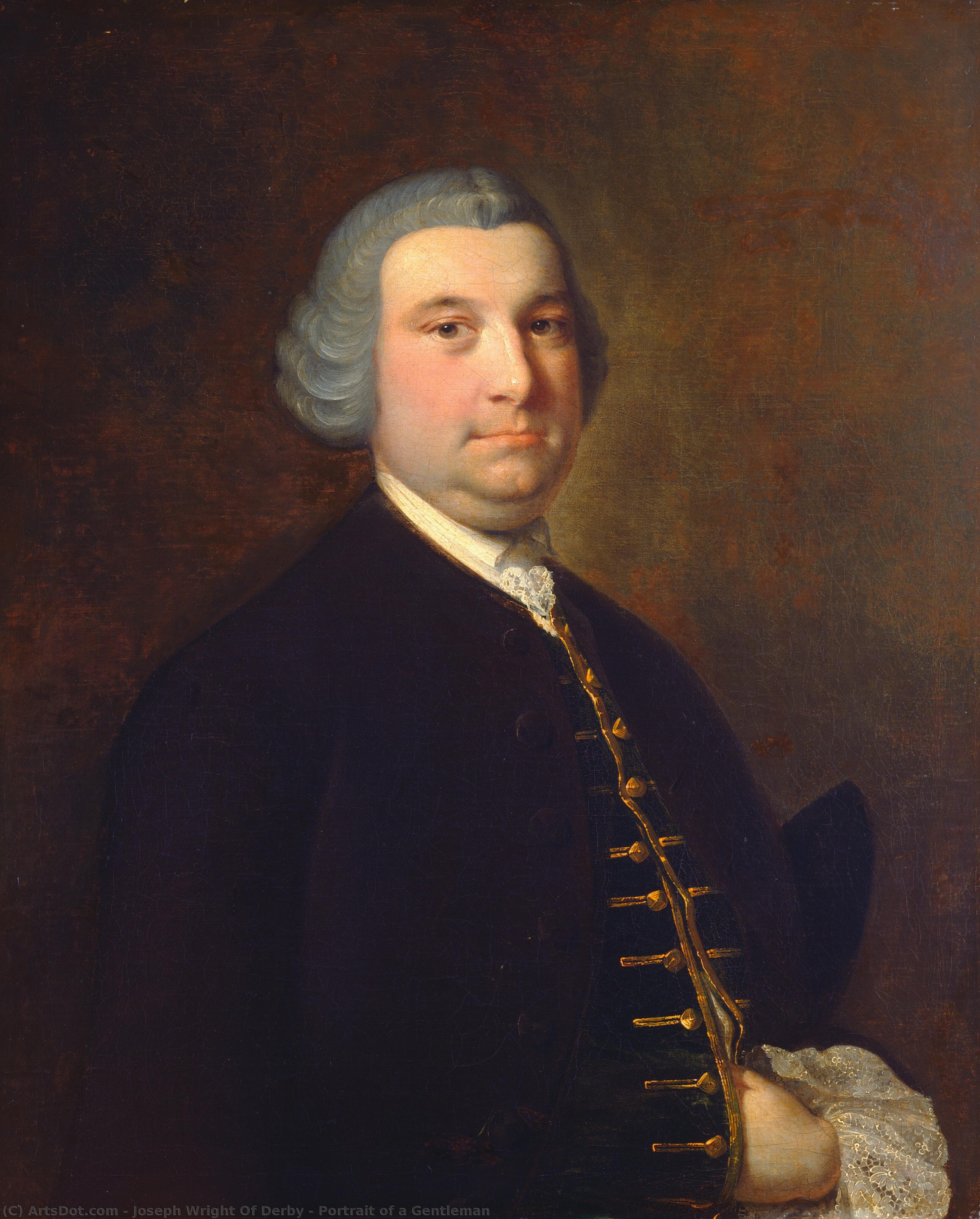 Portrait Of A Gentleman — Joseph Wright Of Derby