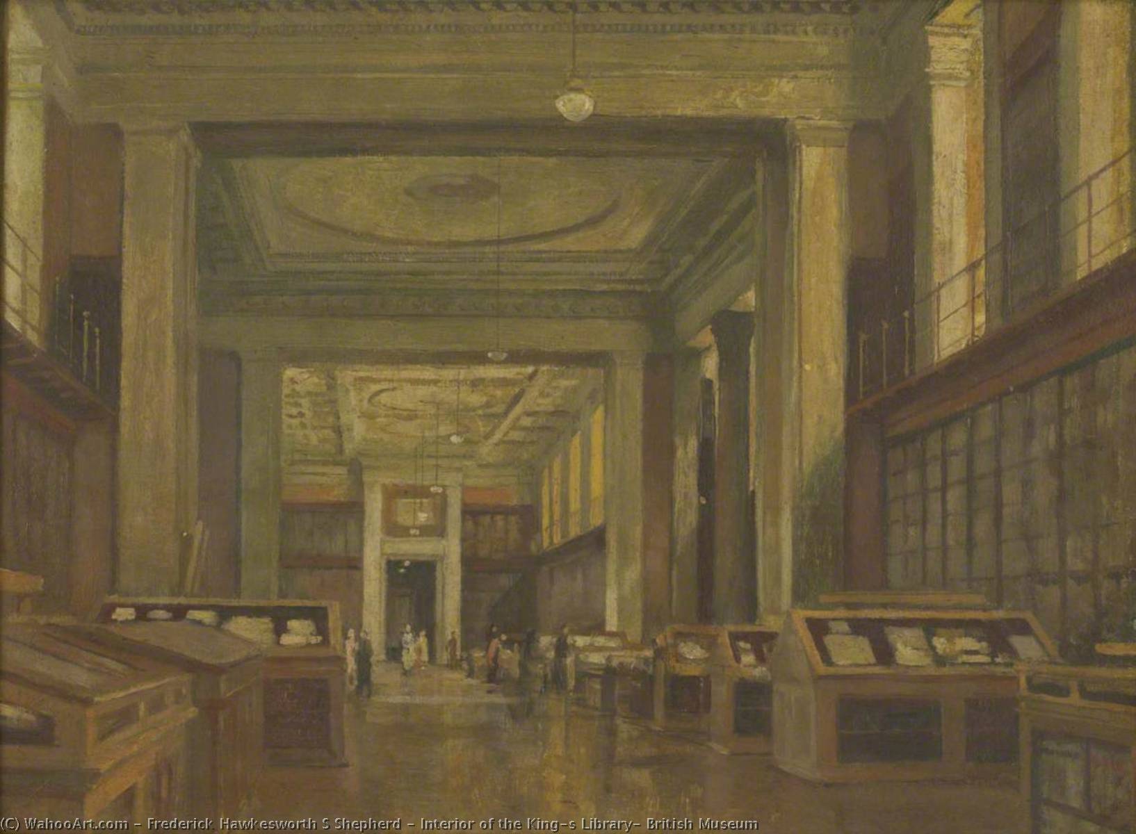 Interior Of The King's Library, British Museum — Frederick Hawkesworth S Shepherd