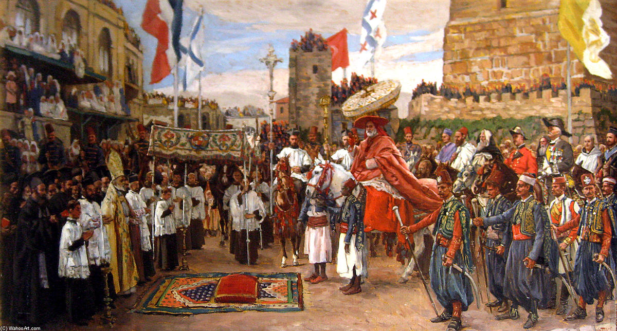 The Latin Patriarch Of Jerusalem — Jacques Joseph Tissot