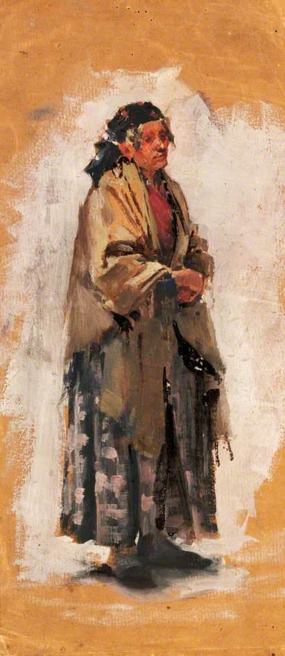An Elderly Woman — Сэмюэл Лука Филдс