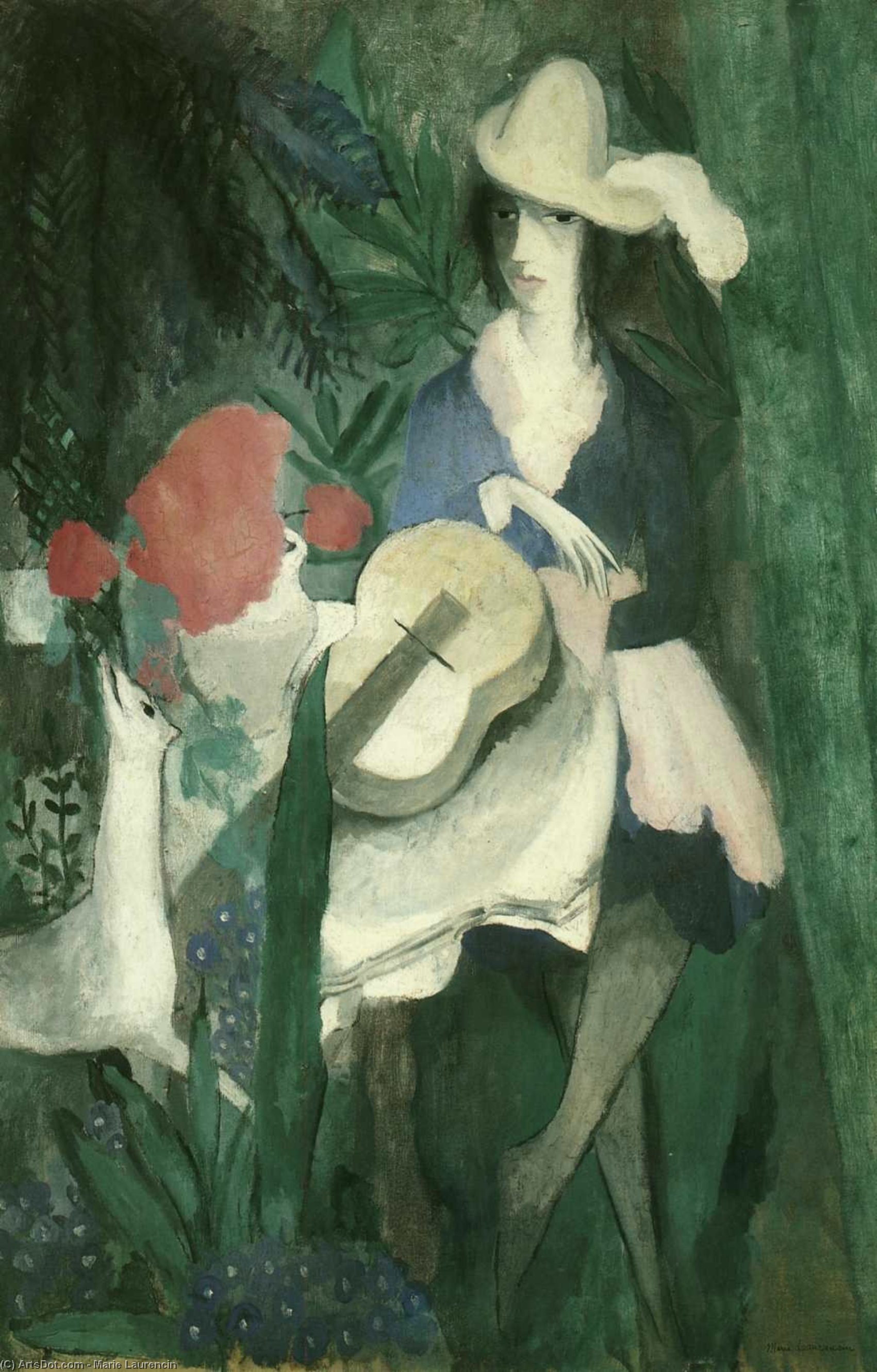 La Jeune Fille Au Palmier (1915) — Marie Laurencin