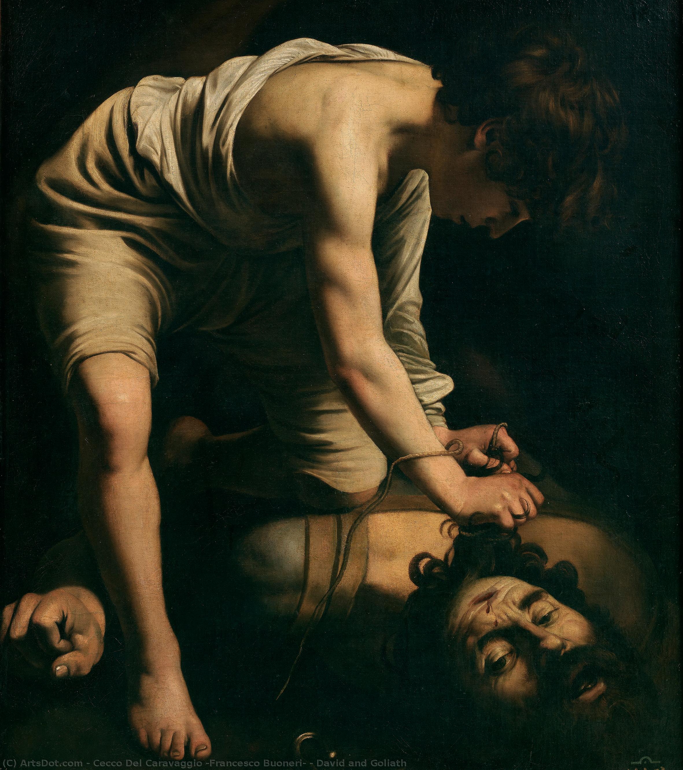 David And Goliath — Cecco Del Caravaggio