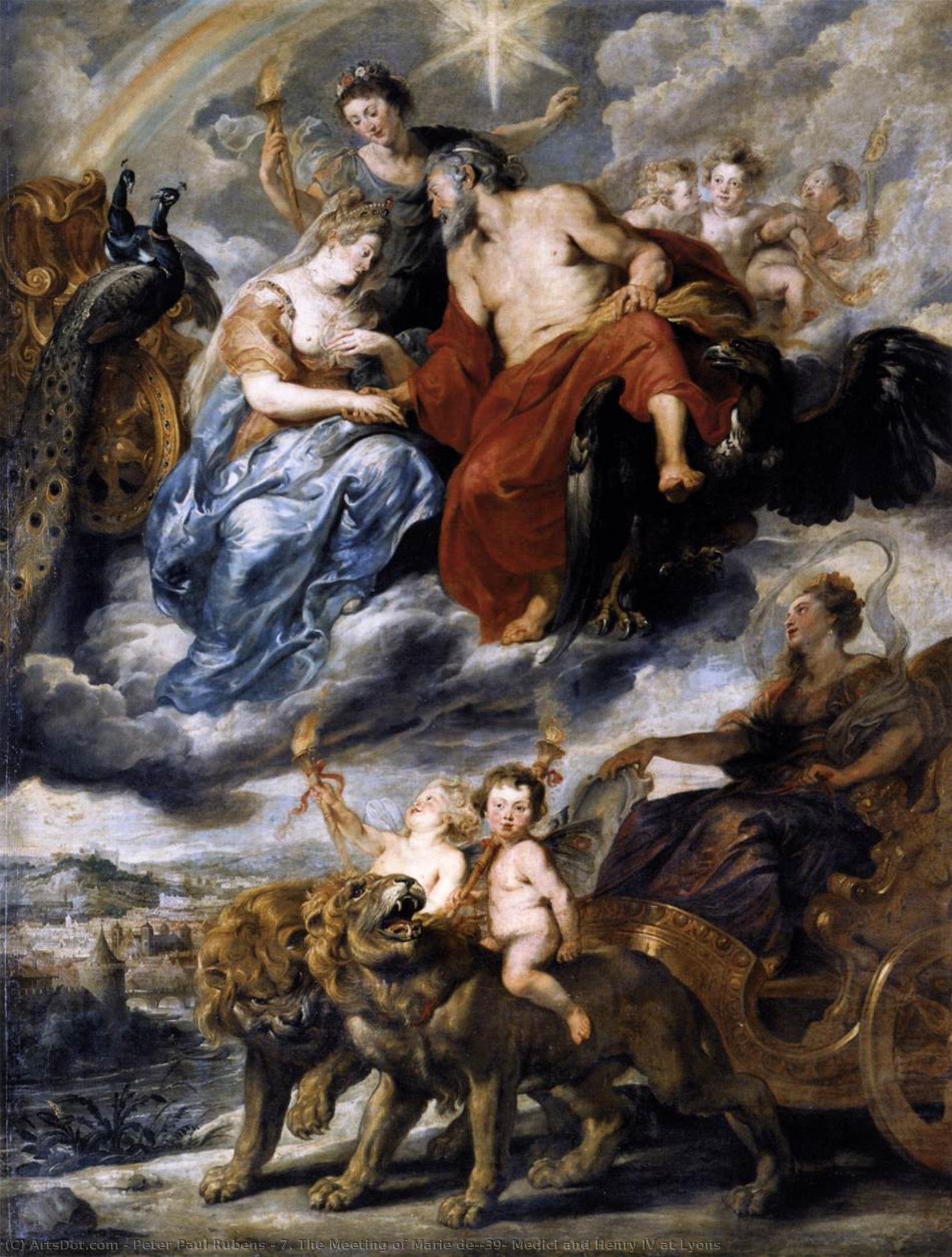 7. The Meeting Of Marie De' Medici And Henry Iv At Lyons — Рубенс