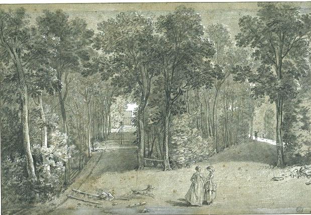 View Of The Arcueil Park 1 — Jean-baptiste Oudry