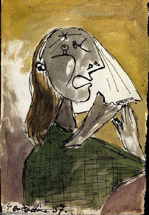 La Femme Qui Pleure (dora Maar) — Pablo Picasso