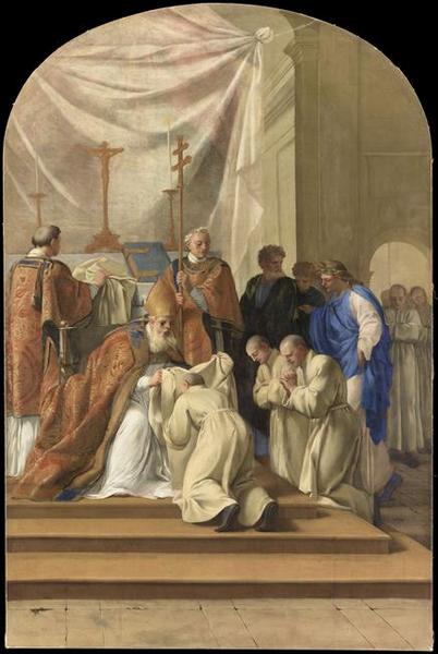 Saint Bruno Prend L'habit Monastique — Eustache Le Sueur (lesueur)