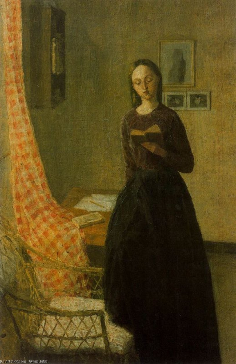 A Lady Reading — Гвен Джон