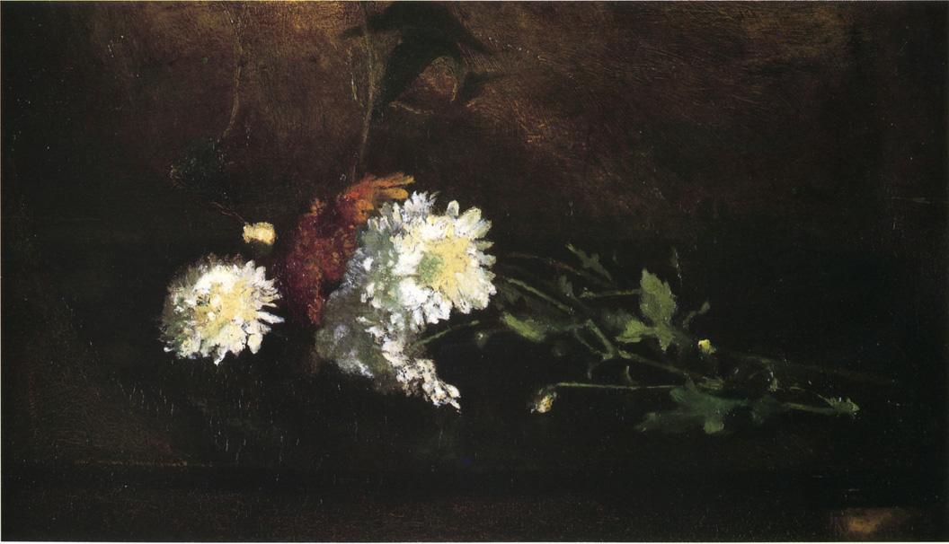 Nosegay Of Chrysanthemums — John La Farge