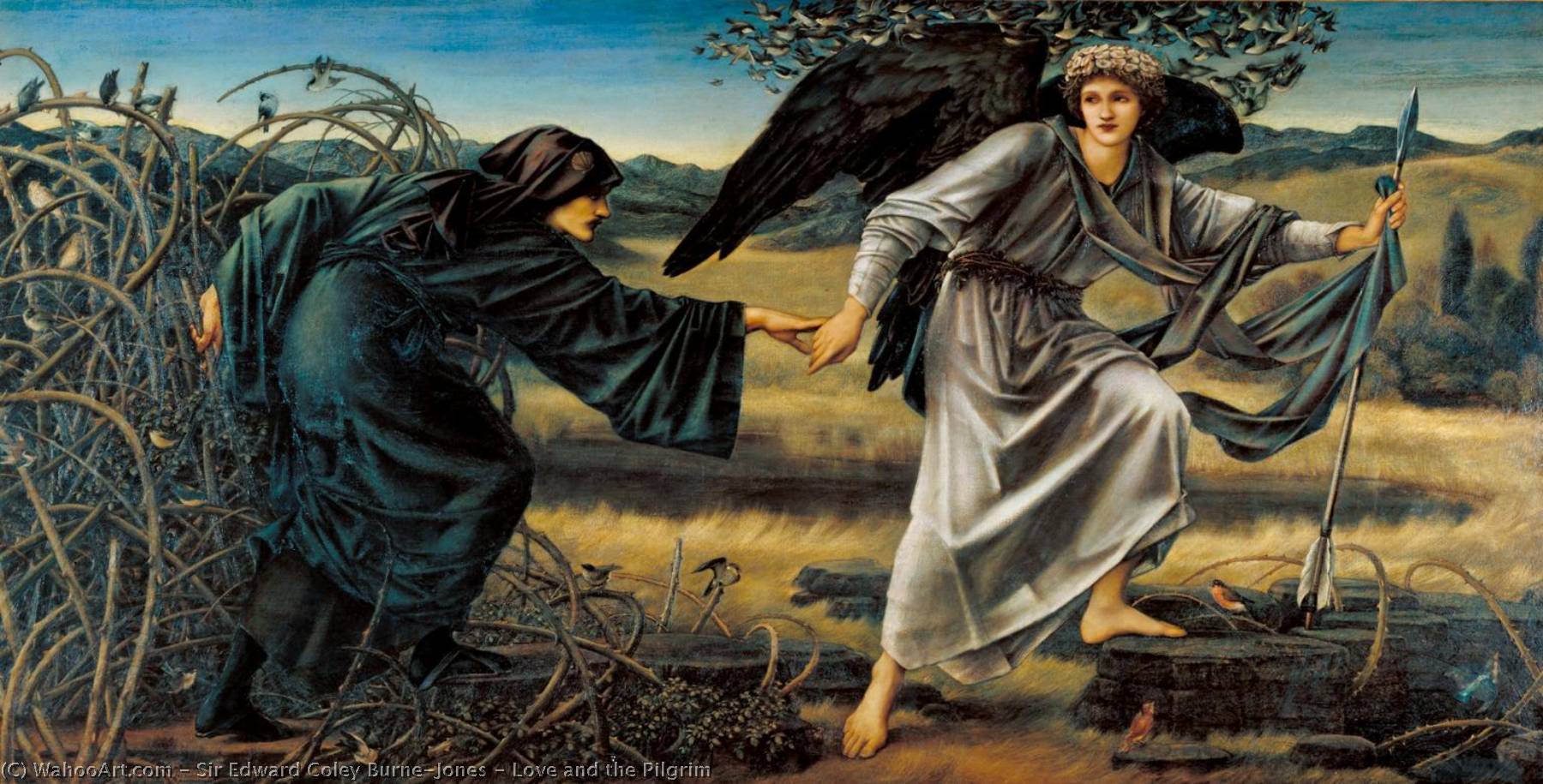 Love And The Pilgrim — Edward Coley Burne-jones