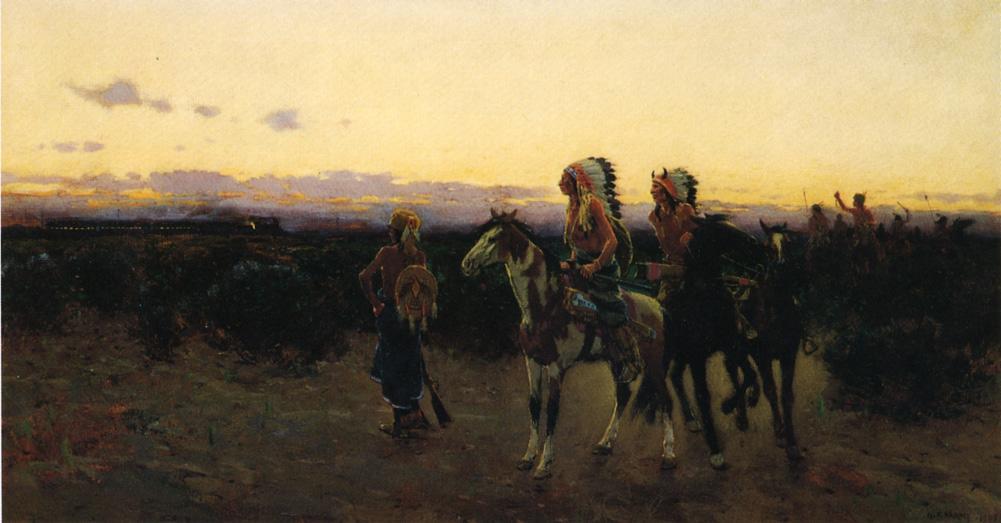 The White Mans Trail — Henry F Farny