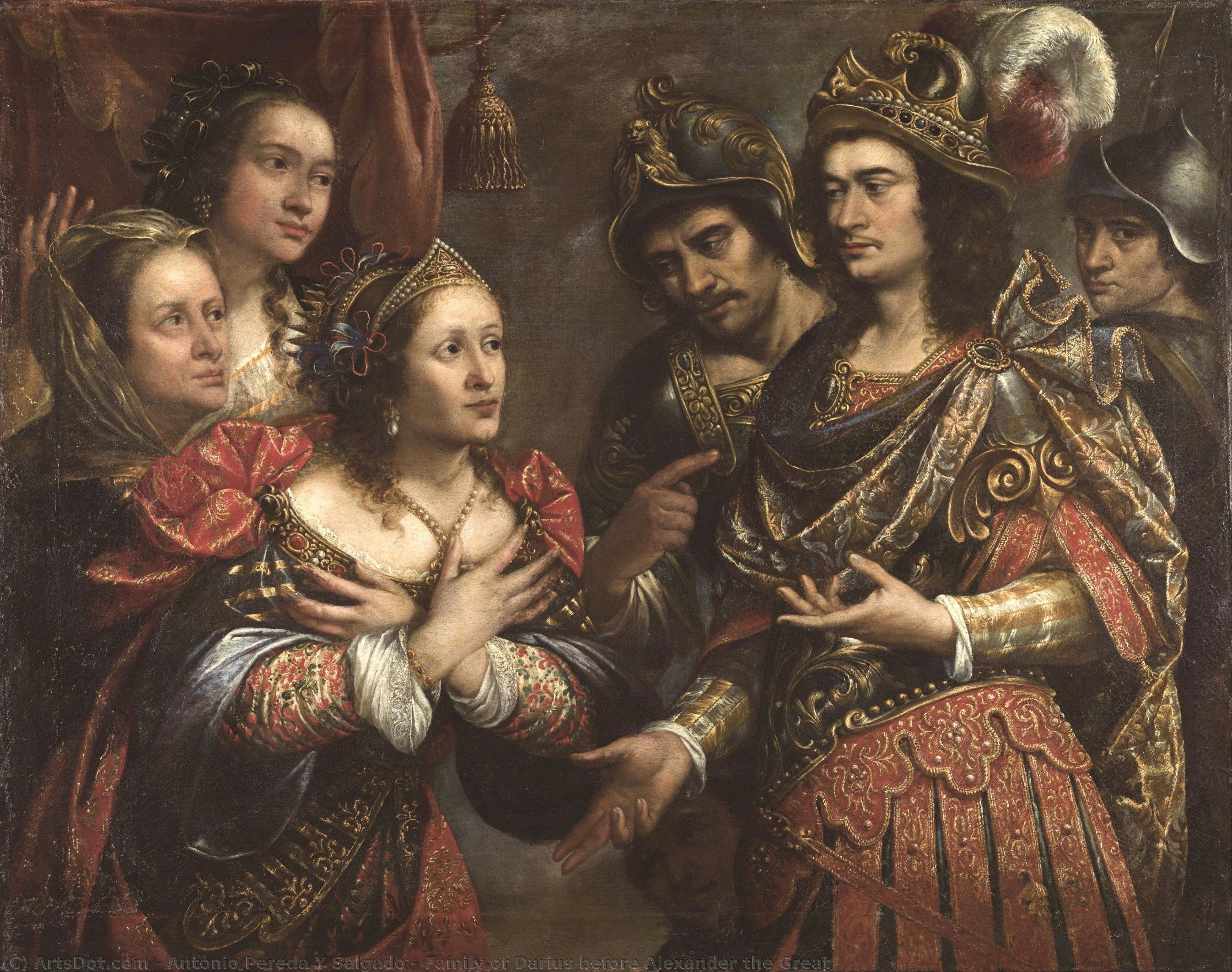 Family Of Darius Before Alexander The Great — Antonio Pereda Y Salgado
