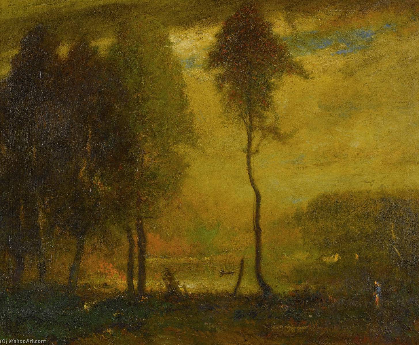 The Pond Late Afternoon — Elliott Daingerfield