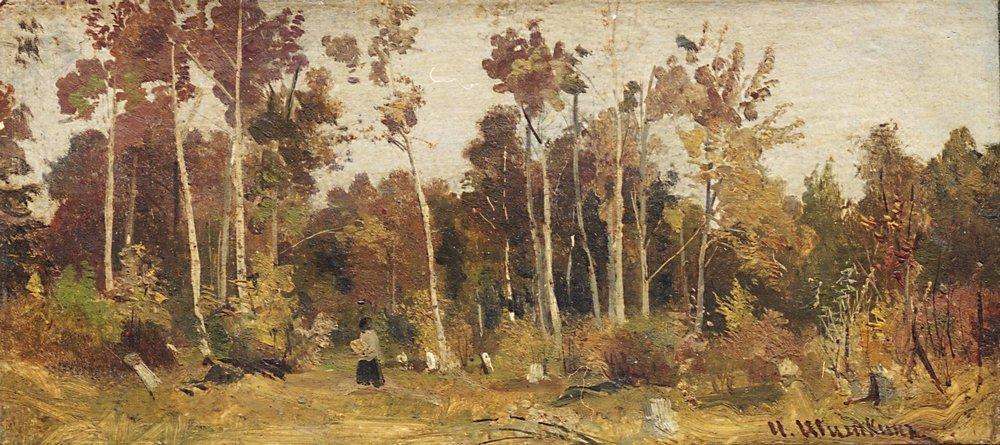 Landscape. Edge Of A Wood — Ivan Ivanovich Shishkin