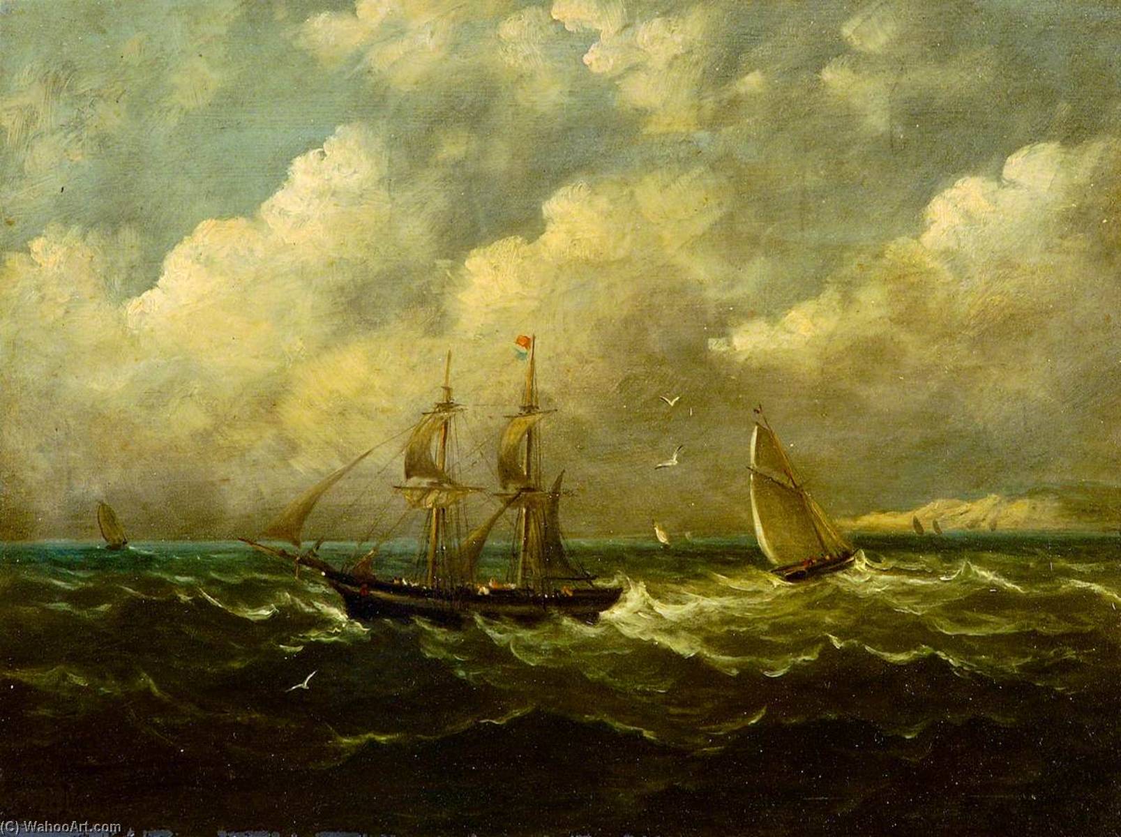 Sailing Boats At Sea — John Moore Von Ipswich