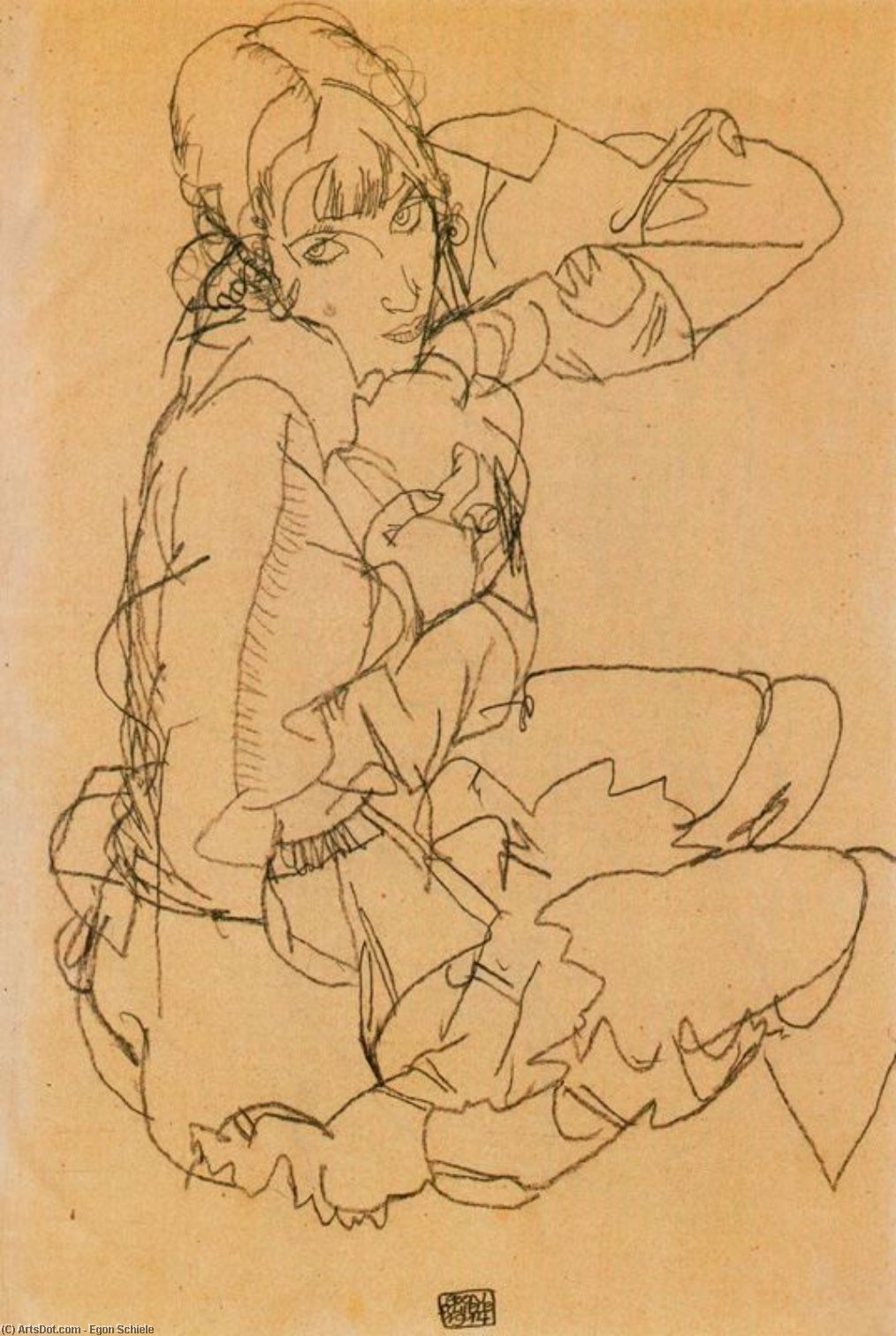 Untitled (2560) — Шиле