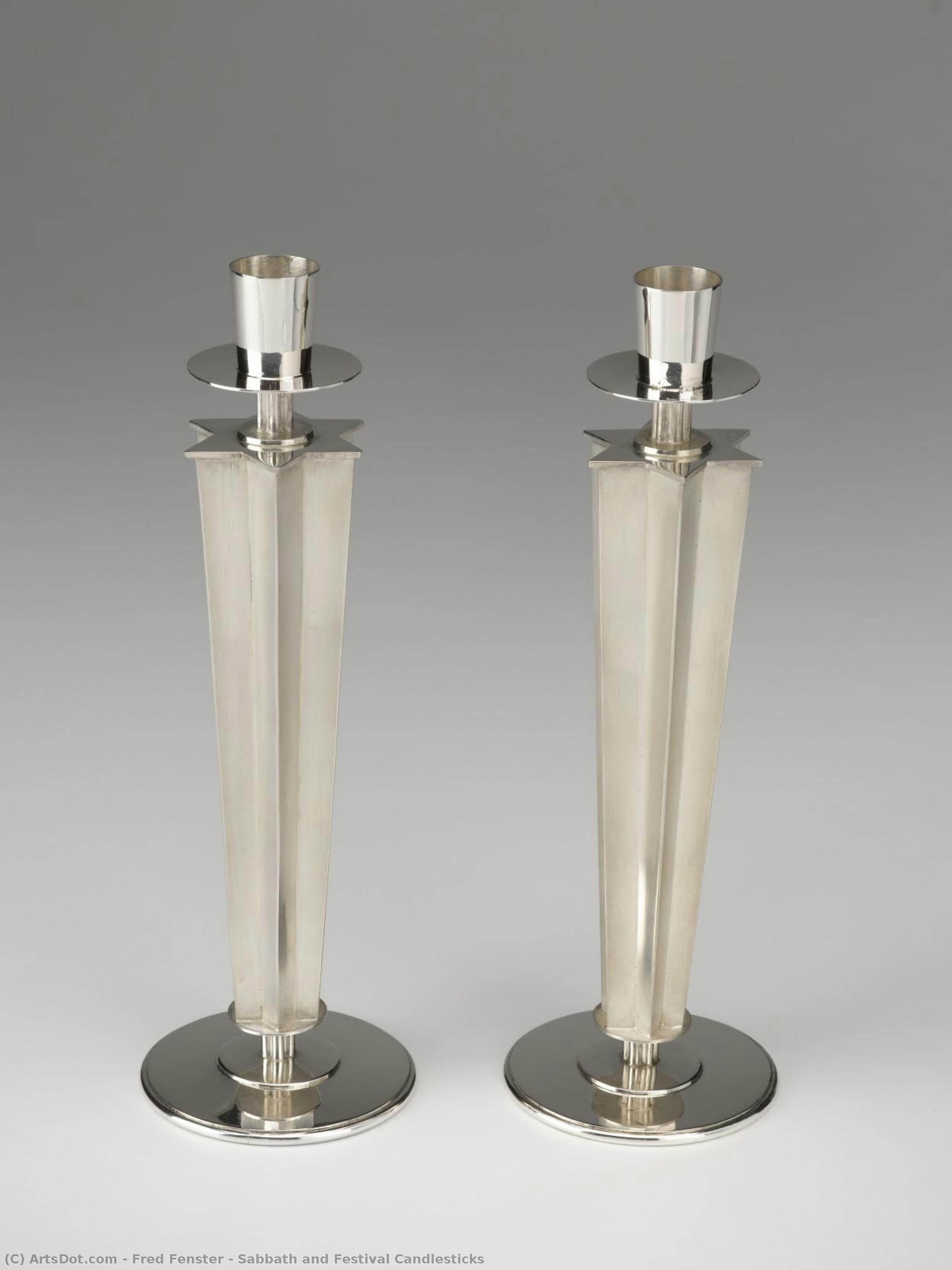 Sabbath And Festival Candlesticks — Fred Fenster