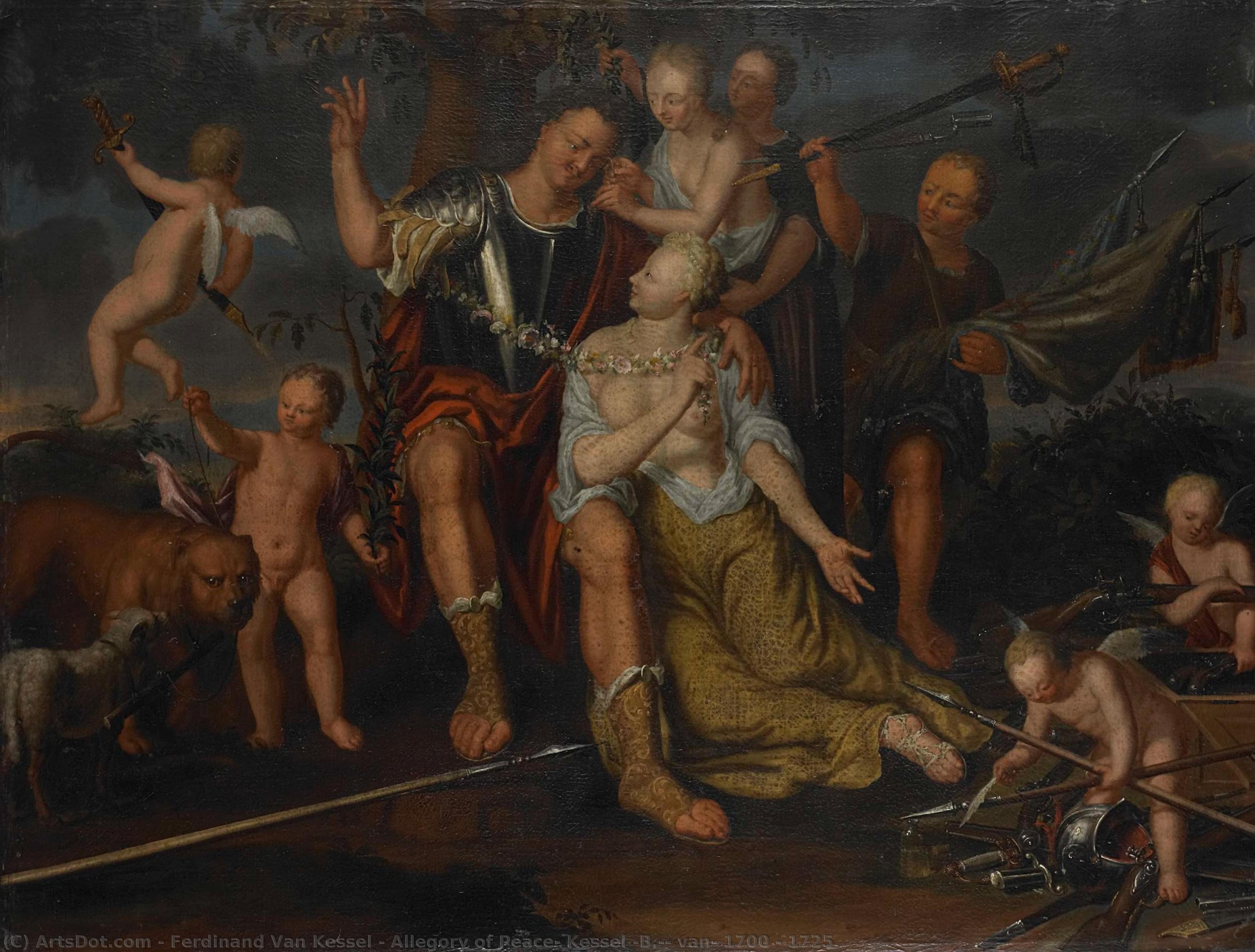 Allegory Of Peace, Kessel (b.?) Van, 1700 - 1725 — Ferdinand Van Kessel