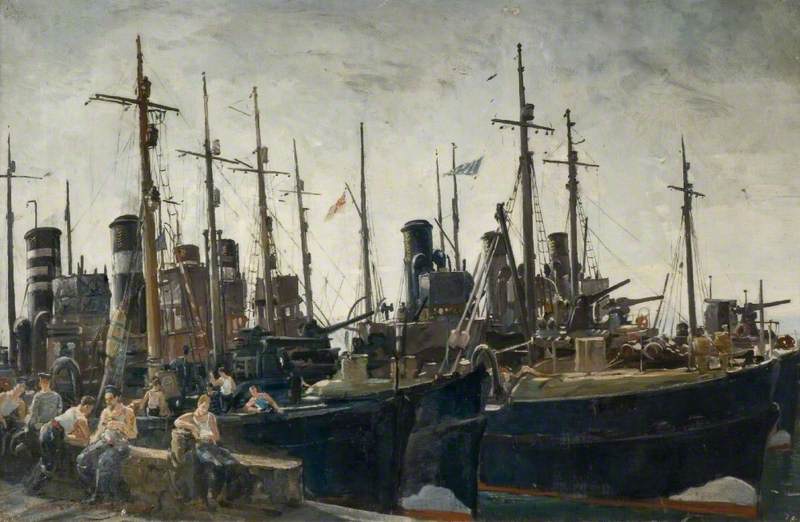 Minesweepers Off Duty — Charles Ernest Cundall