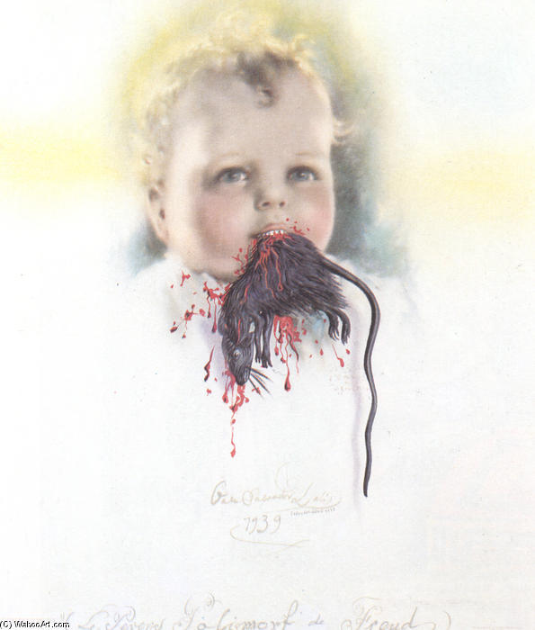 Bulgarian Child Eating A Rat — Salvador Dalí