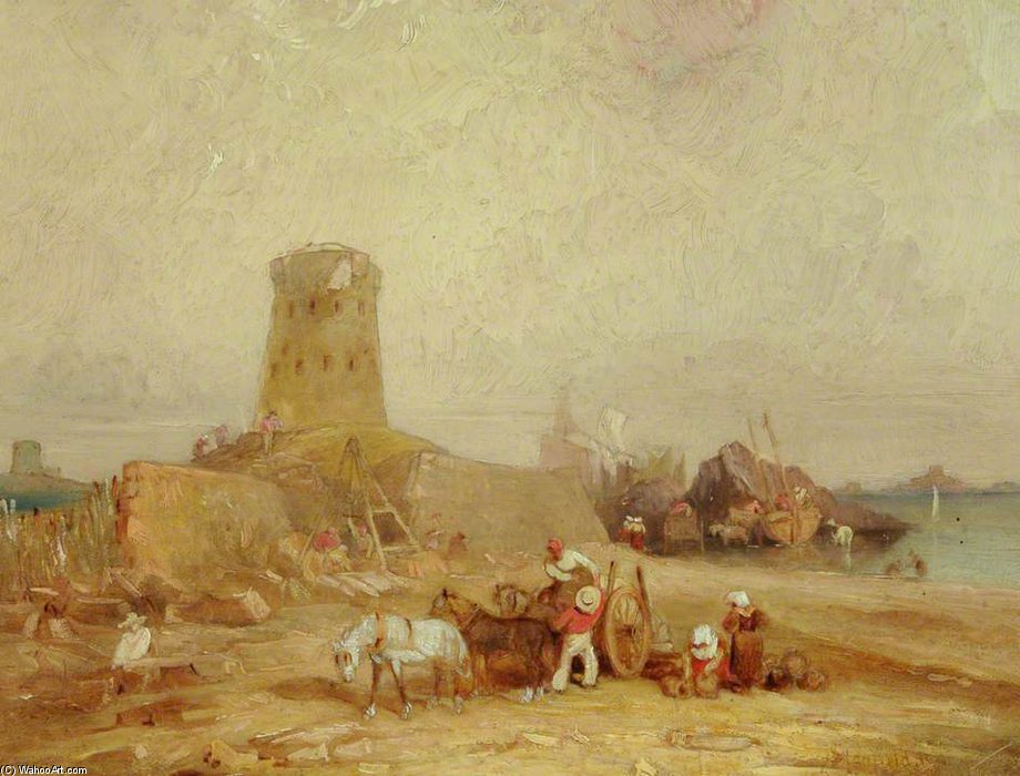 Le Hocq Tower, Coast Scene — Klarkson Frederik Stenfeld