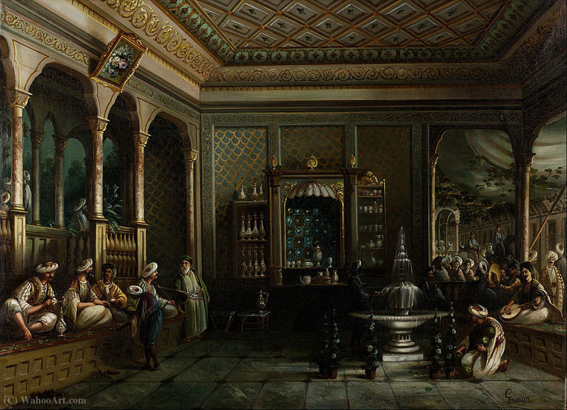 A Coffee House In Tophane — Томас Аллом