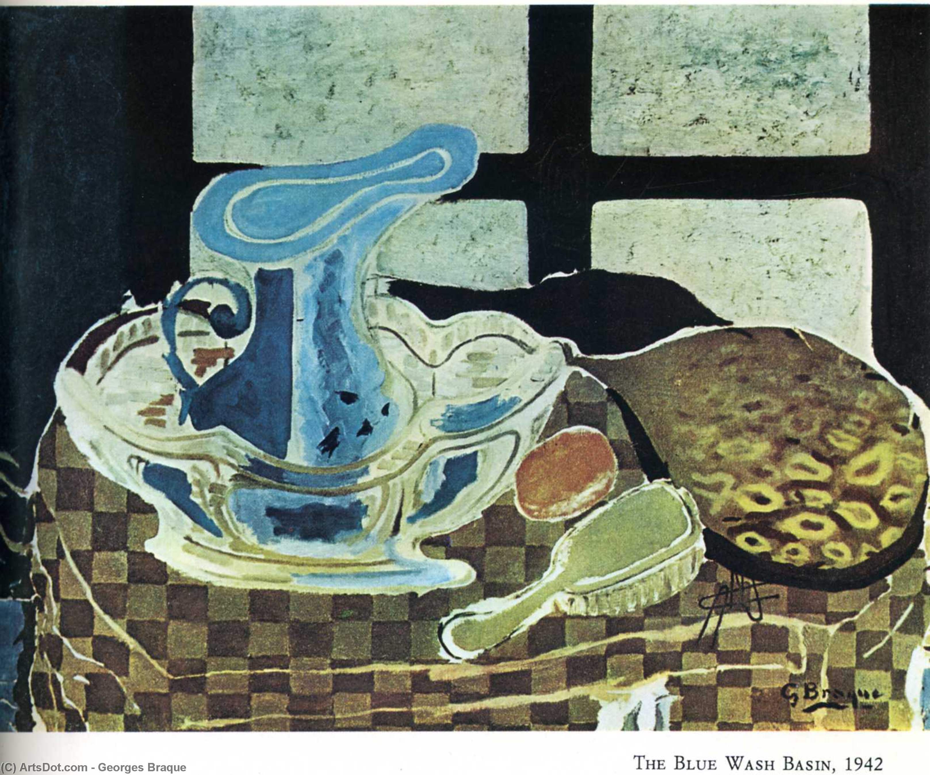 The Blue Washbasin — ジョルジュ・ブラクエ