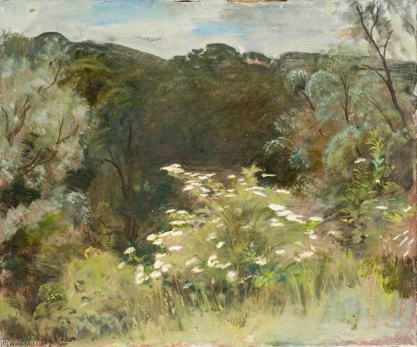 Eine Landschaft Mit Laubwerk — Sir Alfred James Munnings
