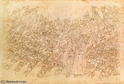 Dante And Beatrice — Сандро Ботичели