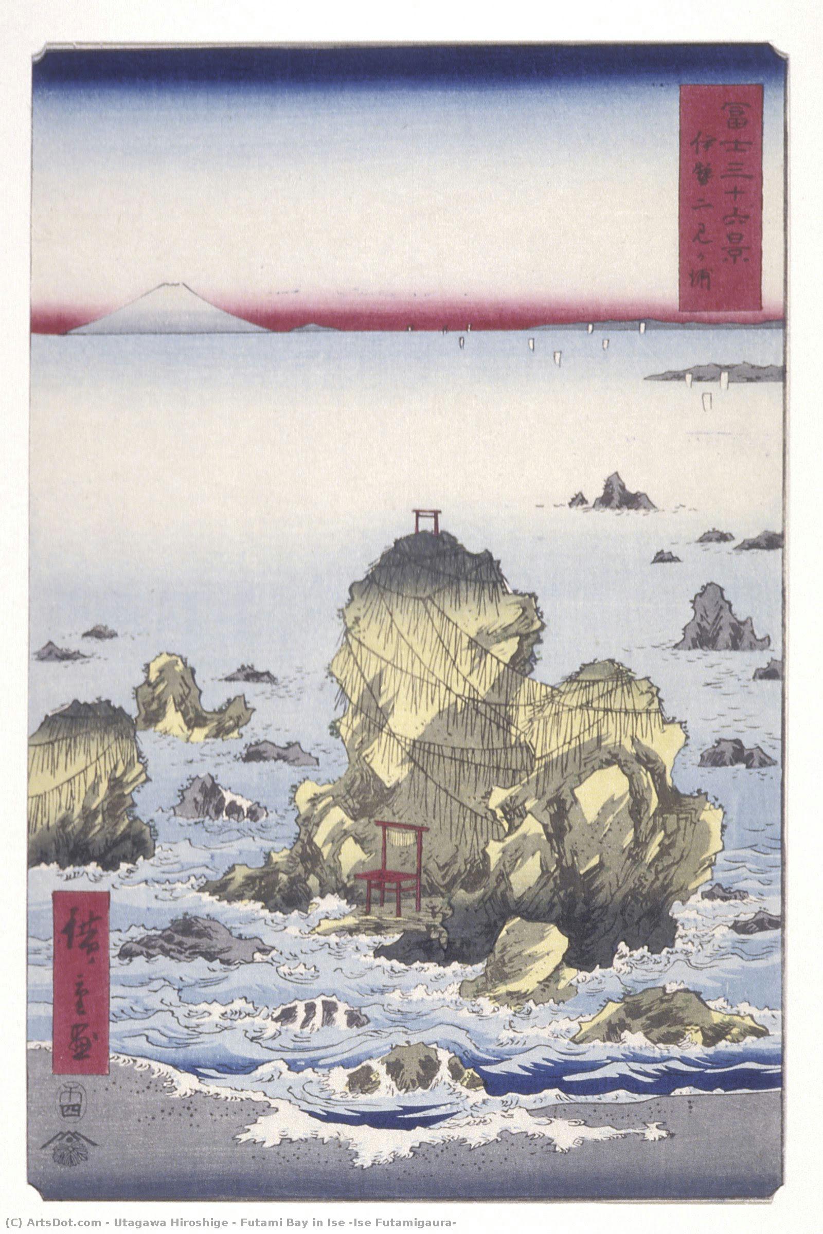 Futami Bay In Ise (ise Futamigaura) — Utagawa Hiroshige