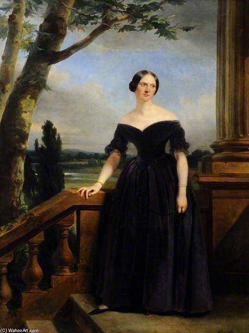 Eliza Chichester, Sister To Lady Marianne Clifford Constable — Claude Marie Paul Dubufe