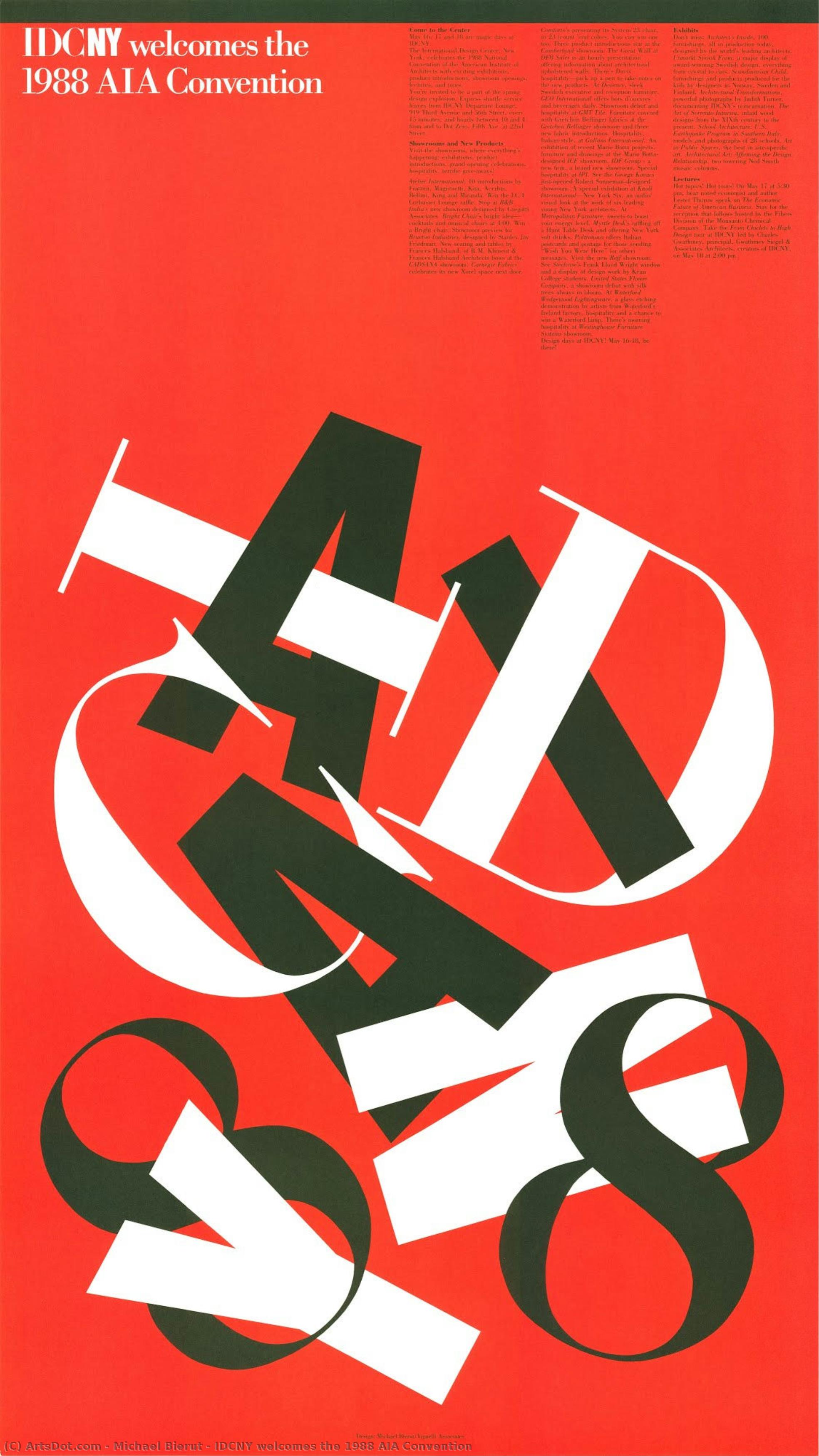 Idcny Welcomes The 1988 Aia Convention — Michael Bierut