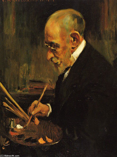 Self-portrait — Enrique Martínez Cubells