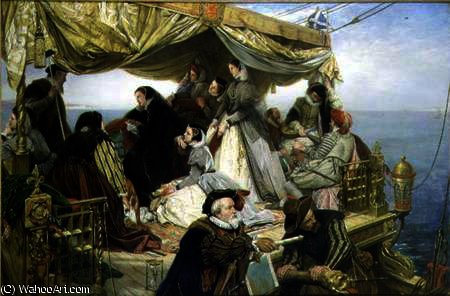 Mary Stuart's Farewell To France — Henry Nelson O'neil