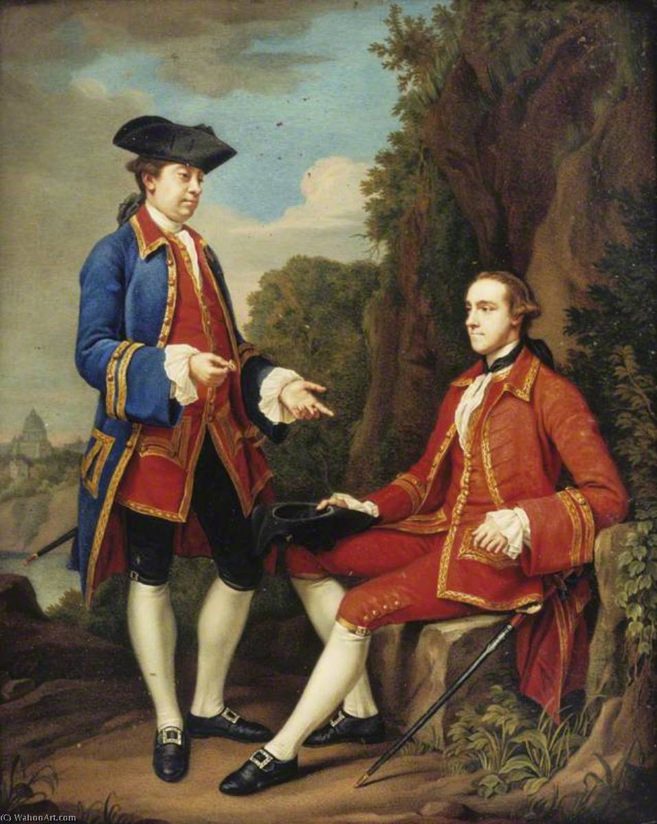 George Harry Grey (1737–1819), Lord Grey Of Groby, Later 5th Earl Of Stamford, And His Travelling Companion, Sir Henry Mainwaring (1726–1797), 4th Bt — Sir Nathaniel Dance-holland