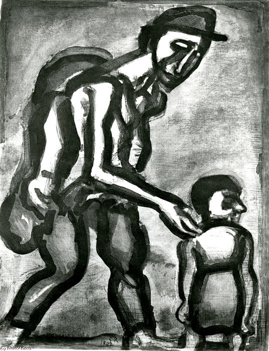 Takes Refuge In Your Heart, Not In Your Woe — Georges Rouault