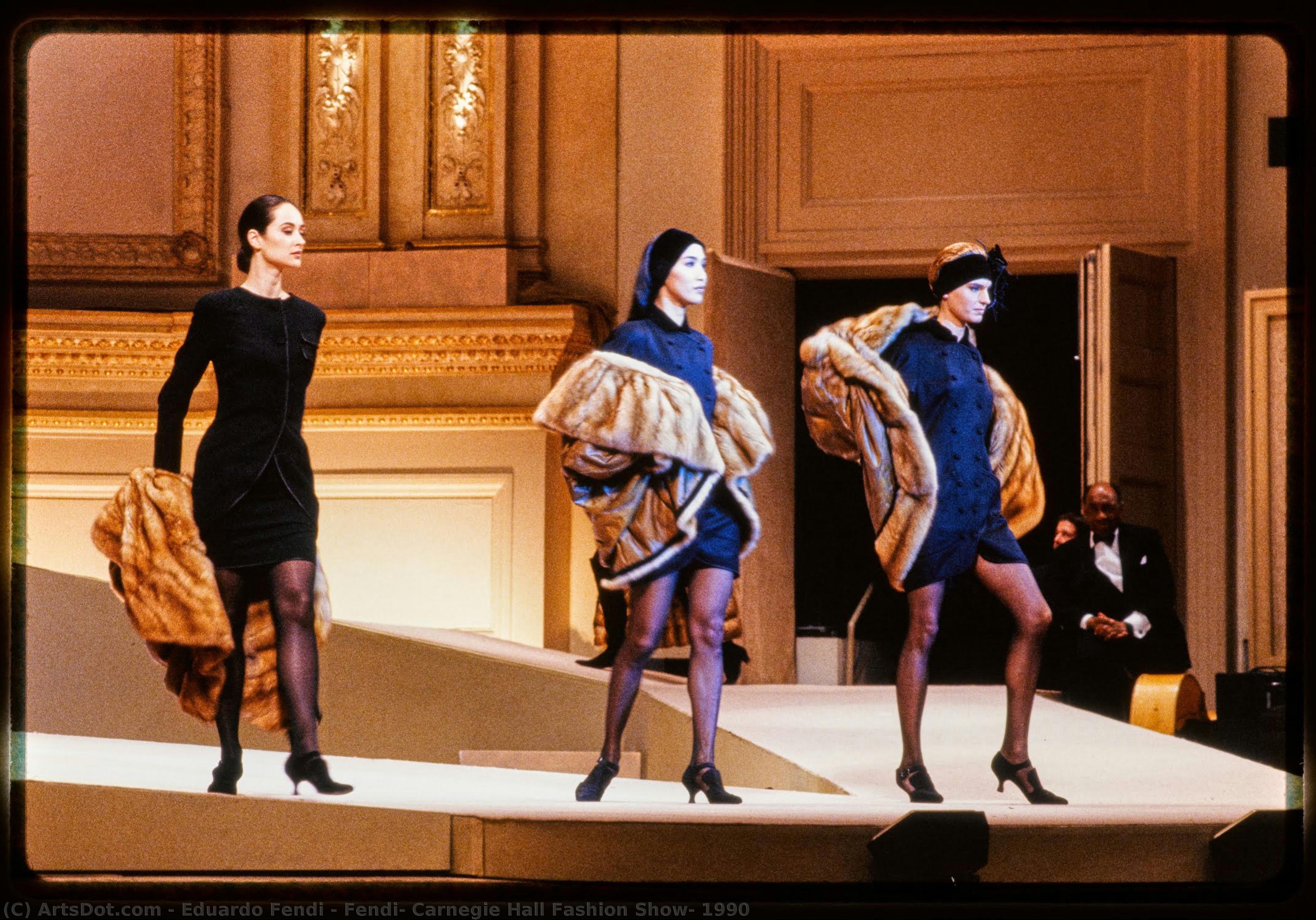 Fendi, Carnegie Hall Fashion Show, 1990 — Eduardo Fendi