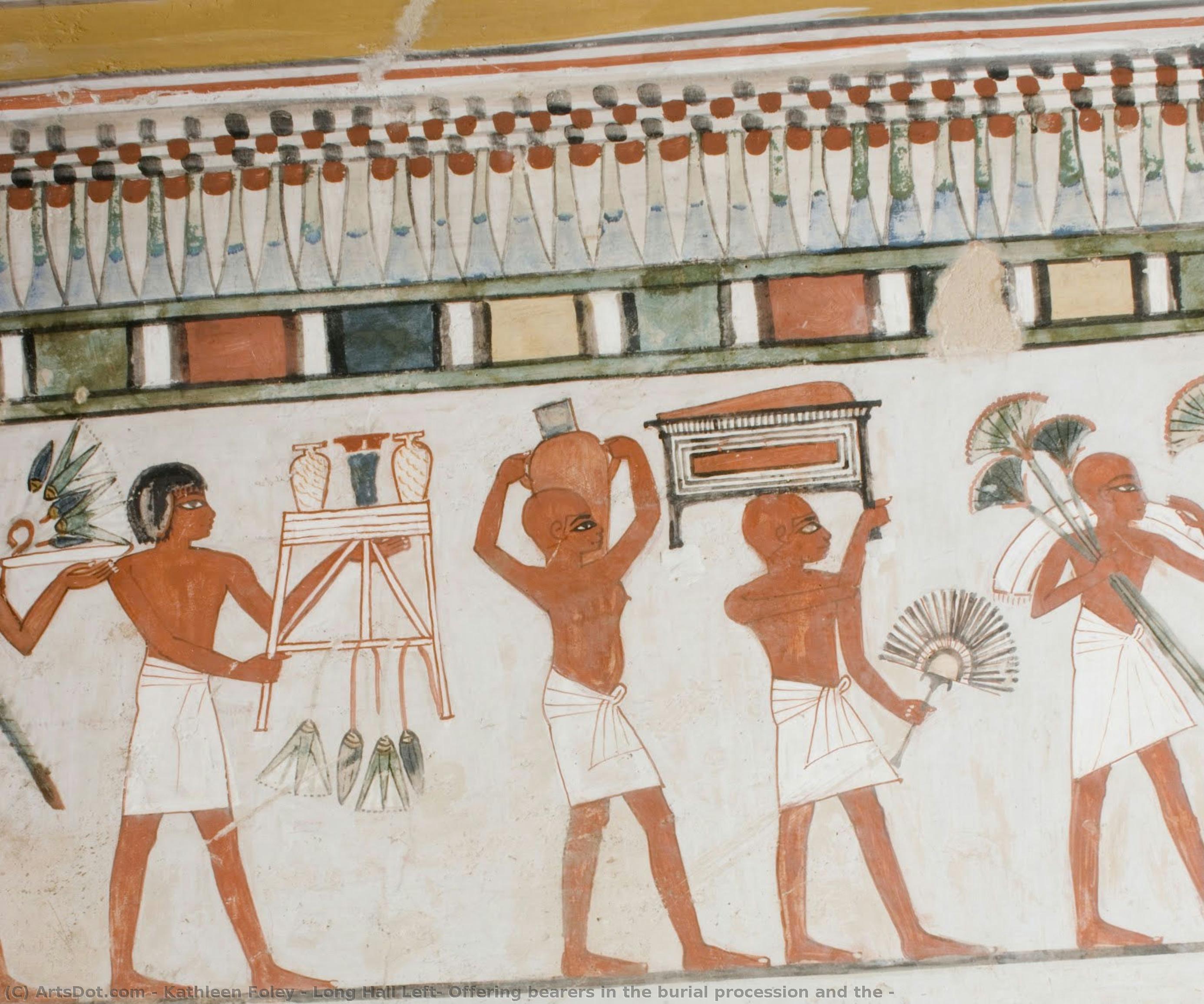 Long Hall Left: Offering Bearers In The Burial Procession And The — Kathleen Foley