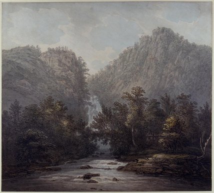 Lodore Waterfall — Joseph Farington