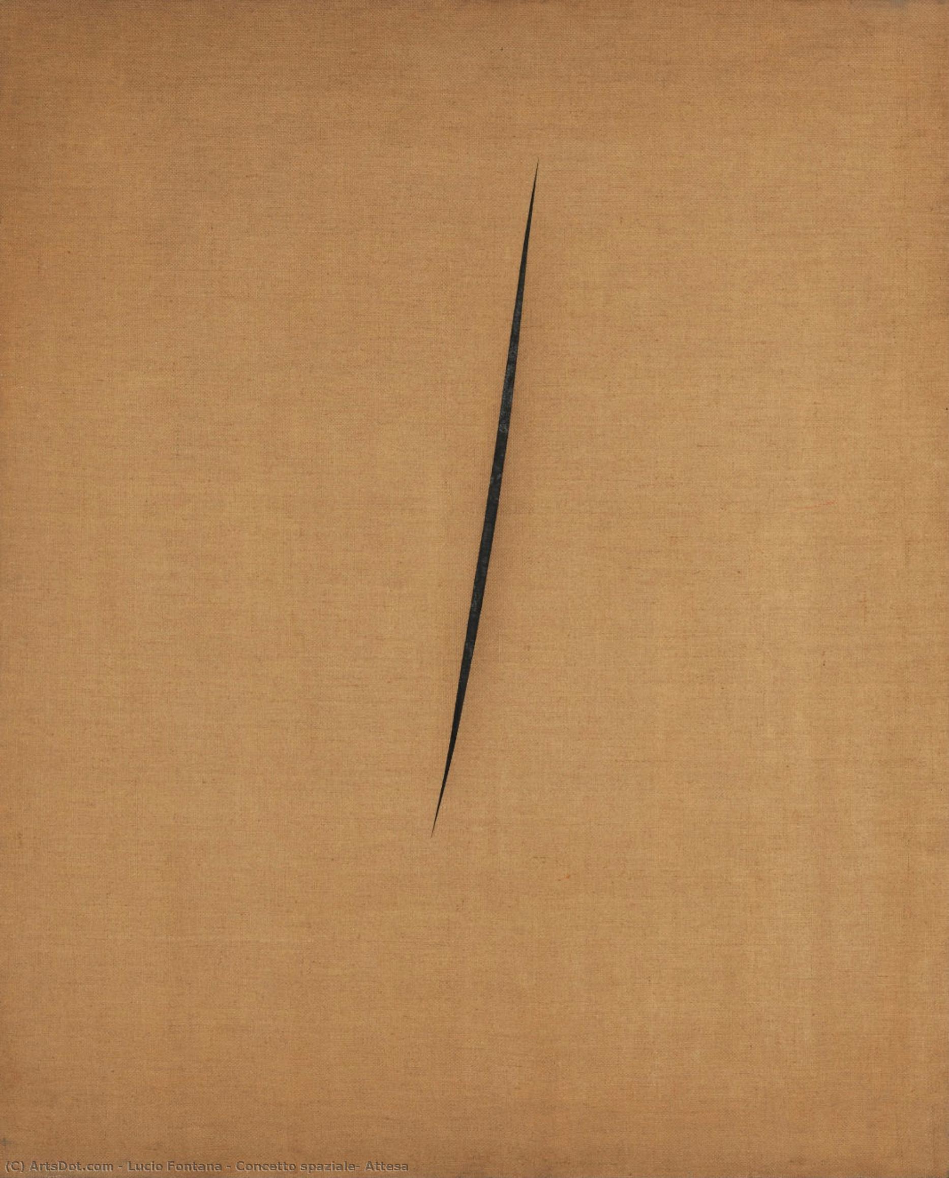 Concetto Spaziale, Attesa — Lucio Fontana