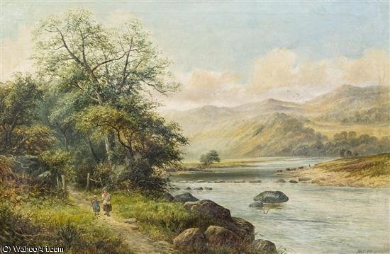Path By The Lake — Ellis William Roberts