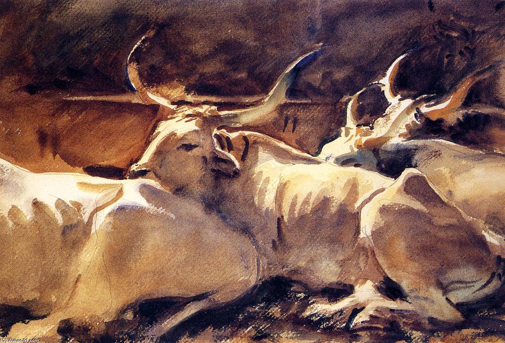 Oxen In Repose — Сарджент