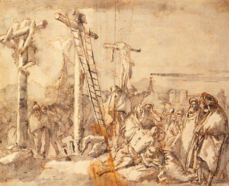 Lamentation At The Foot Of The Cross — Giovanni Domenico Tiepolo